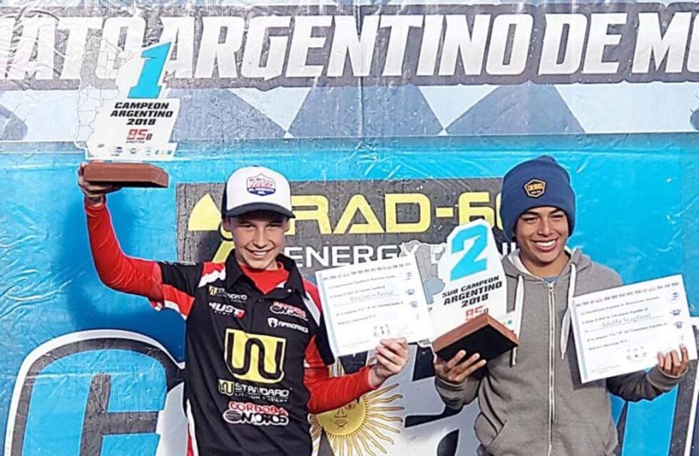 Motocross: El "Negro" Scaglioni subcampeón argentino en Neuquén