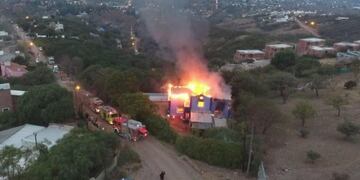 Incendio en Mendiolaza
