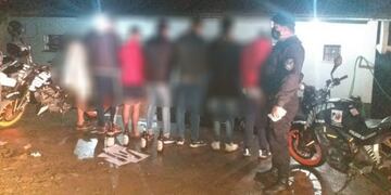 Los detenidos amenazaron a los policías con armas blancas\u002E