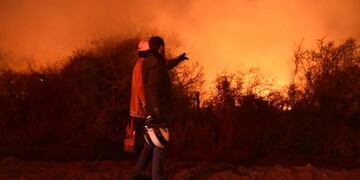 Incendio en Capilla del Monte