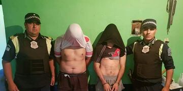 Dos presos que se habían fugado de una comisaría fueron recapturados\u002E (Foto: Policía de Tucumán)