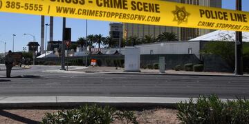 EL hombre disparó desde el piso 32 del hotel Mandalay Bay\u002E (AFP)