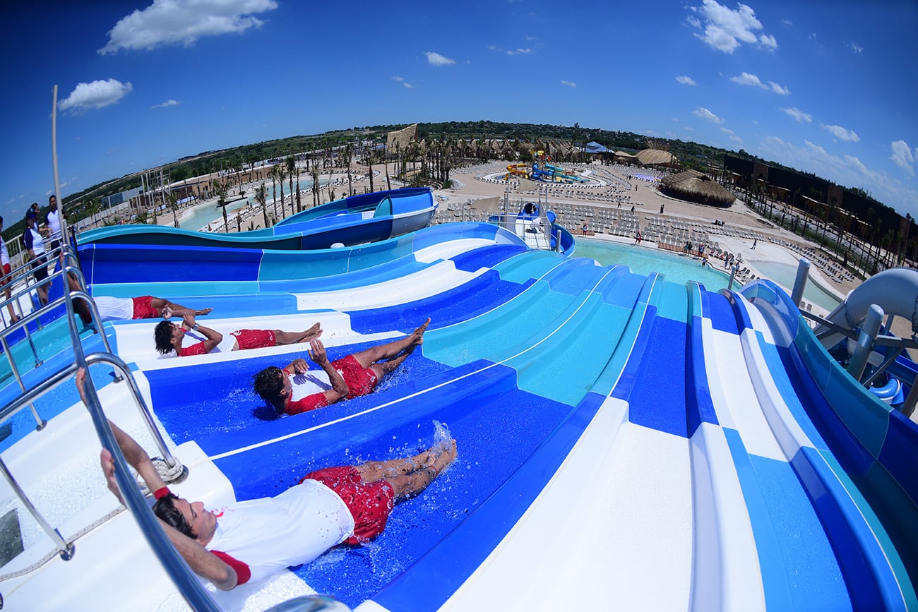 Infinito Water Park.  Córdoba inaugura el parque acuático más grande de Argentina. (José Gabriel Hernández / la Voz)