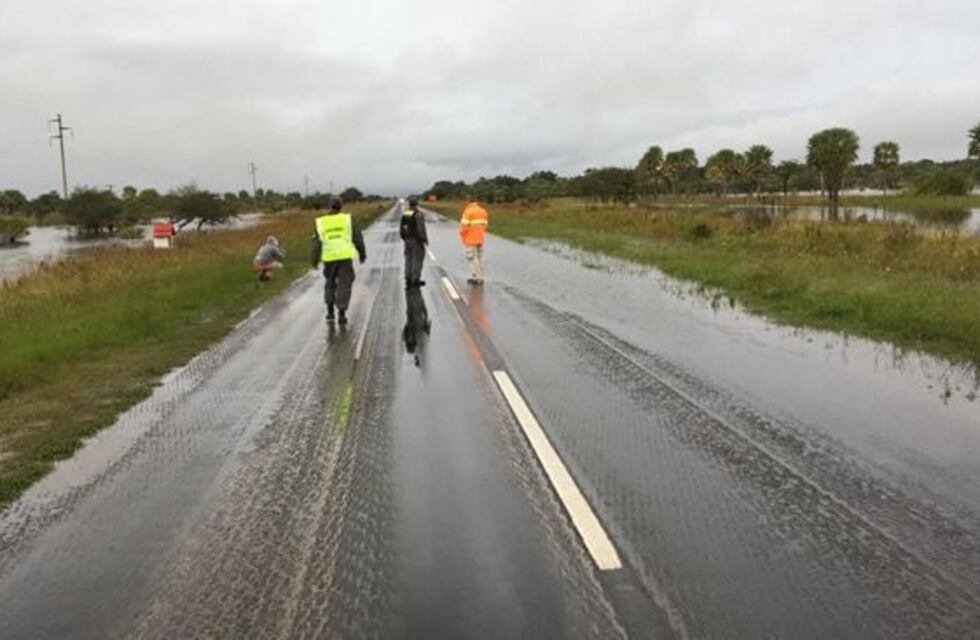 Varias rutas con problemas de transitabilidad por la crecida de riachos