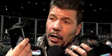 Marcelo Tinelli rompió en llanto tras el título logrado por el básquet de San Lorenzo\u002E