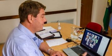 Reunión del Intendente Biss con referentes de la Multisectorial Transfeminista