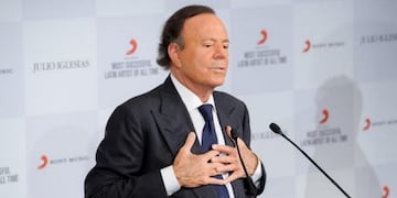 Julio Iglesias habló de su estado de salud (Web)