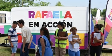 El dispositivo móvil Rafaela en Acción tuvo números récord 2019 (Prensa Municipalidad de Rafaela)