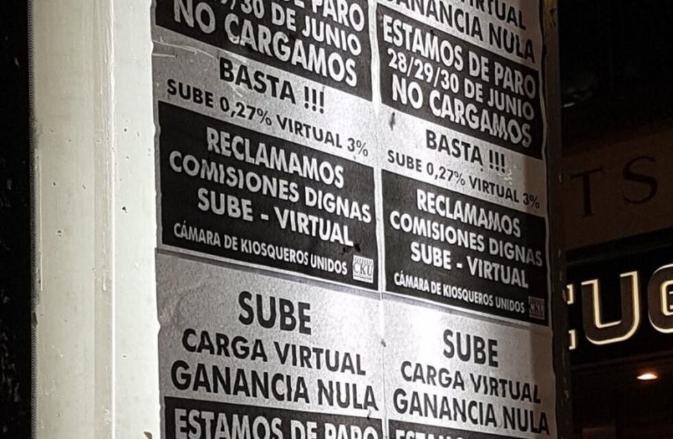 Dónde cargar la SUBE mientras dure el paro de kiosqueros