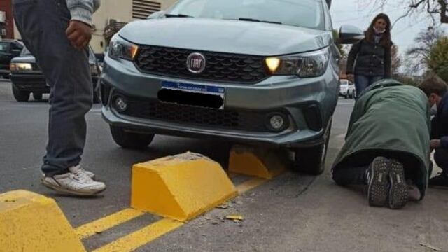 Accidentes en las nuevas bicisendas de Salta\u002E (Twitter)
