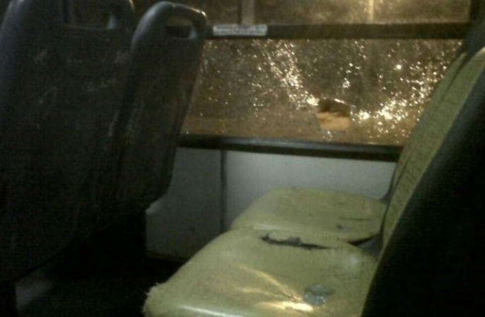 Un bebé de dos meses resultó herido luego de apedrearan el colectivo en el que viajaba junto a su madre
