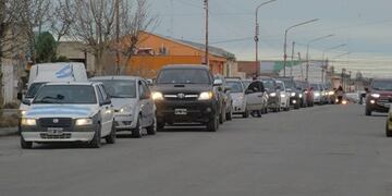 Protesta de policías de Santa Cruz