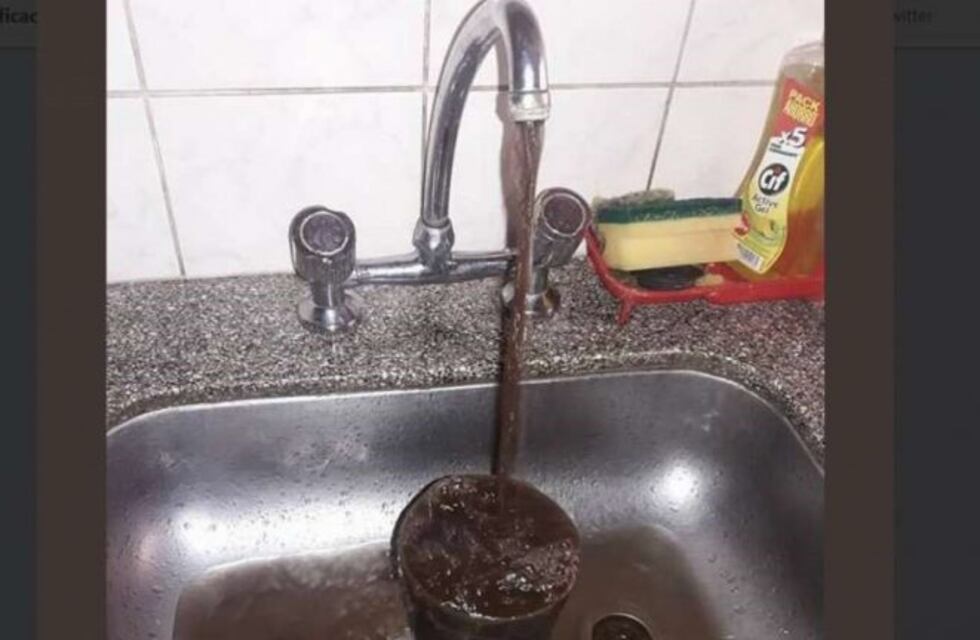 Preocupación en Lavalle porque el agua sale marrón