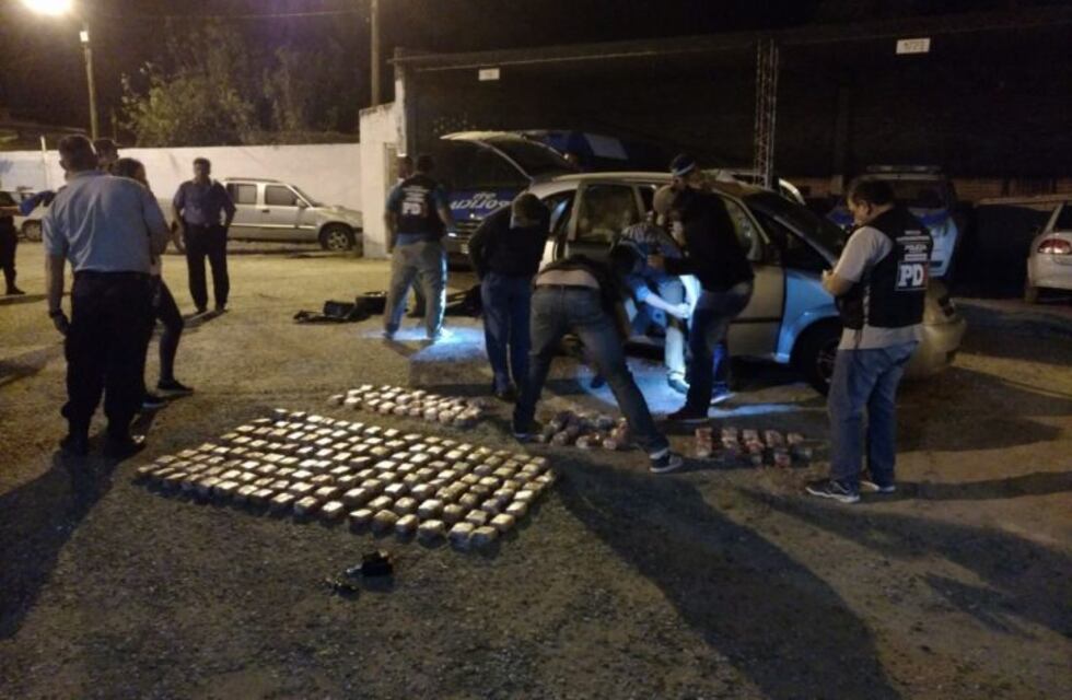 En un control vehicular de rutina, secuestraron 215 kilos de marihuana