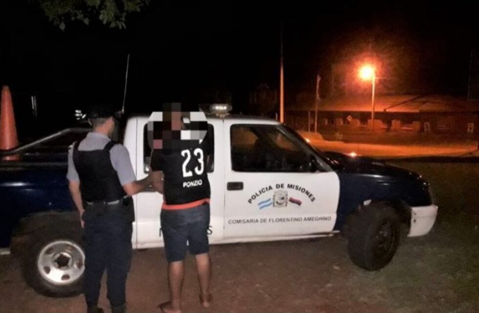 Fue detenido acusado de amenazar a su padre con un revólver y un machete