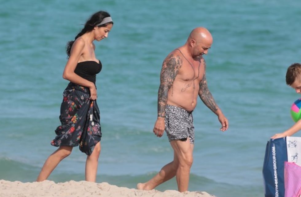 Las fotos de las vacaciones de Jorge Sampaoli con su novia en Miami