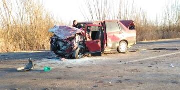 Accidente de tránsito en San Carlos Mendoza