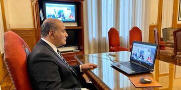 Manzur videoconferencia