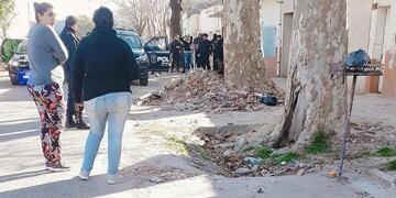 Facundo Benítez fue baleado en un pasillo de barrio Tablada\u002E (Multisectorial contra la Violencia Institucional)