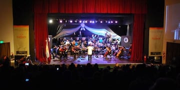 Orquesta Sinfónica en Carlos Paz\u002E (Foto: Municipalidad)\u002E