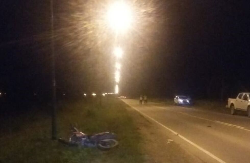 Un motociclista perdió la vida en Camino a Colón