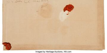 Una carta del compositor alemán Ludwig van Beethoven (1770-1827) se subastó en Estados Unidos por 275\u002E000 dólares