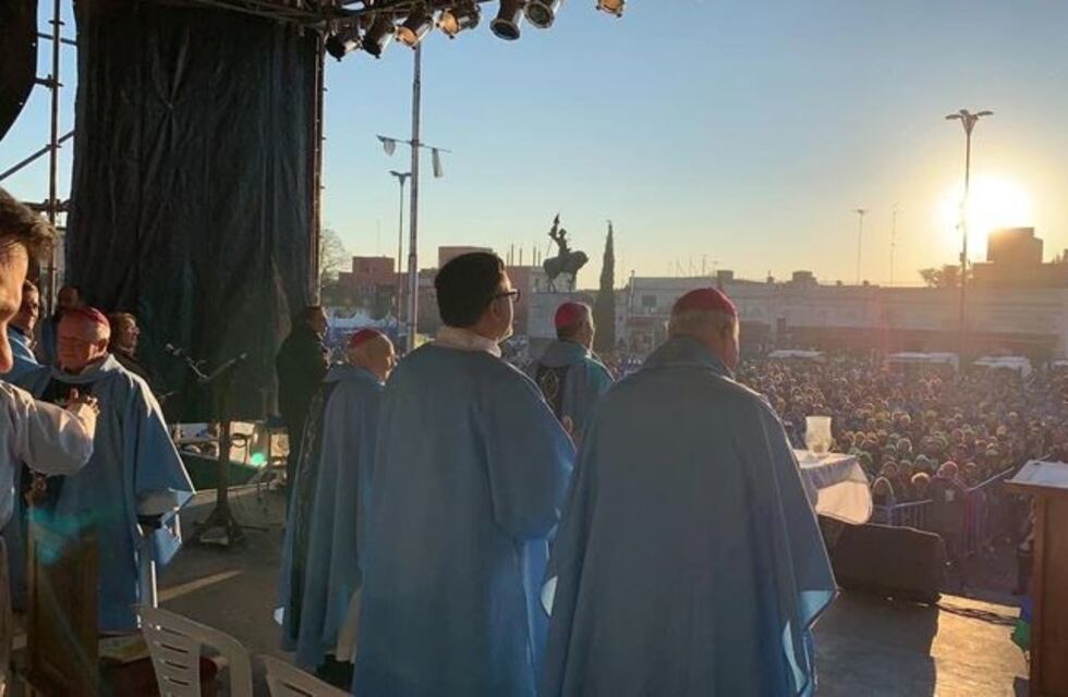Peregrinación a Luján: el obispo Jorge Vázquez dijo que el pueblo "no quiere ningún tipo de grieta"