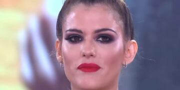 Mery del Cerro se quebró al salir a la pista de Bailando (Captura El Trece)