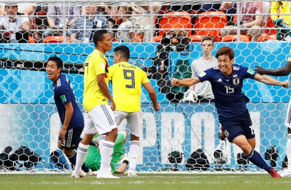 Una pálida Colombia cayó 2-1 ante Japón en su debut
