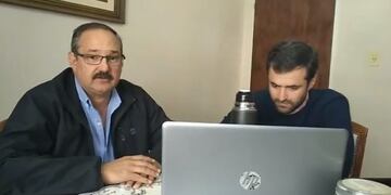 Sergio Leavy y Emiliano Estrada\u002E (Facebook Sergio Leavy)