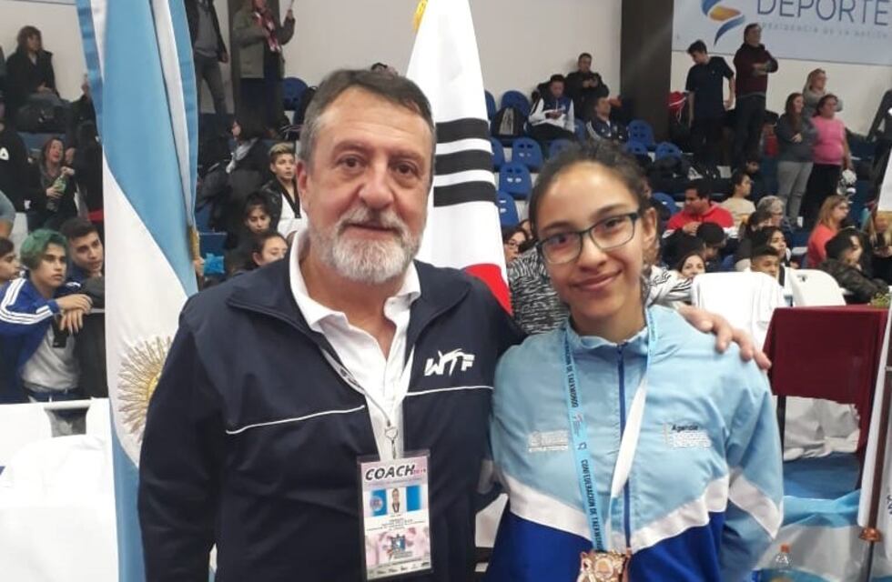 Valentina Pecchio logró el oro en taekwondo en la Copa Embajador de Korea
