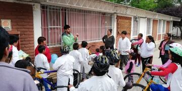 Escuela La Guevarina en Villa Atuel, San Rafael