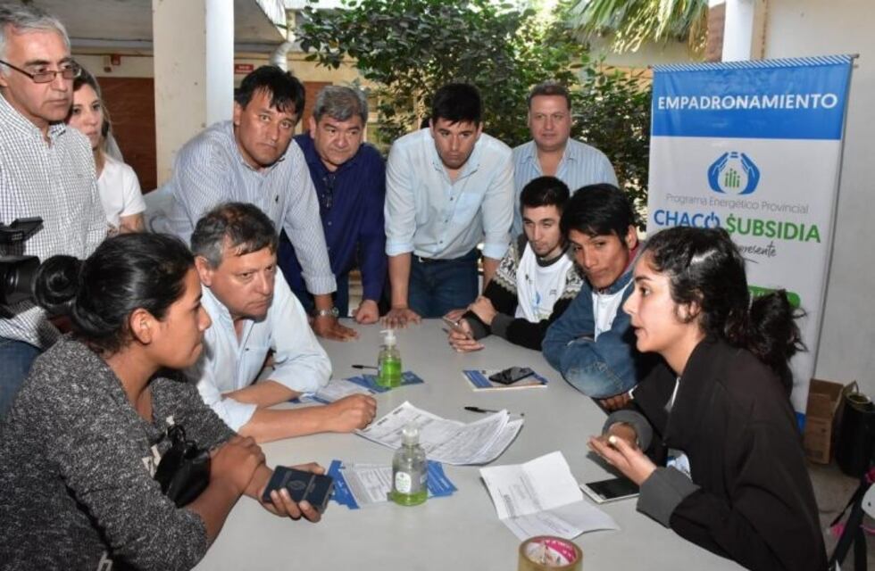 Chaco Subsidia llegó a El Sauzalito y Peppo anunció obras para la localidad