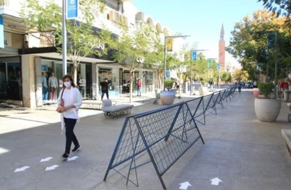 Desde el lunes no habrá más vallas en la Peatonal sanjuanina