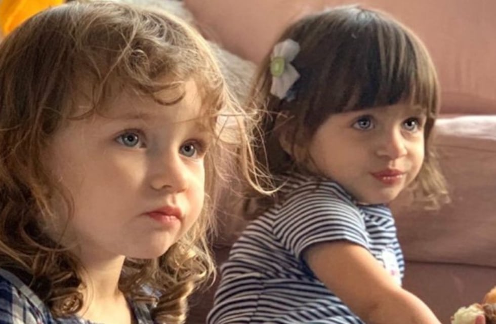 El tierno video de la hija de Mariano Martínez jugando con la de "Rulo" Schijman