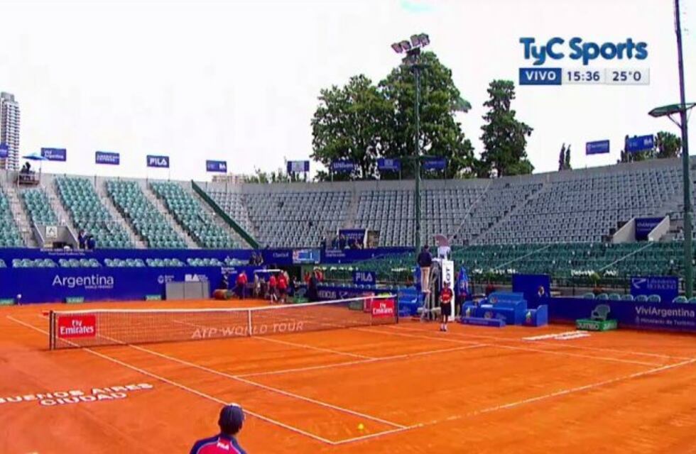 Se reanudó la actividad del Argentina Open tras las intensas lluvias