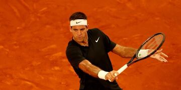 Del Potro debutó con un triunfo en el Masters 1000 de Madrid y se metió en octavos\u002E Foto: REUTER\u002E