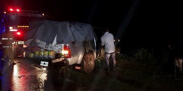 El edil transportaba elementos para de primera necesidad para los afectados (Foto: Fabio Rodriguez)\u002E