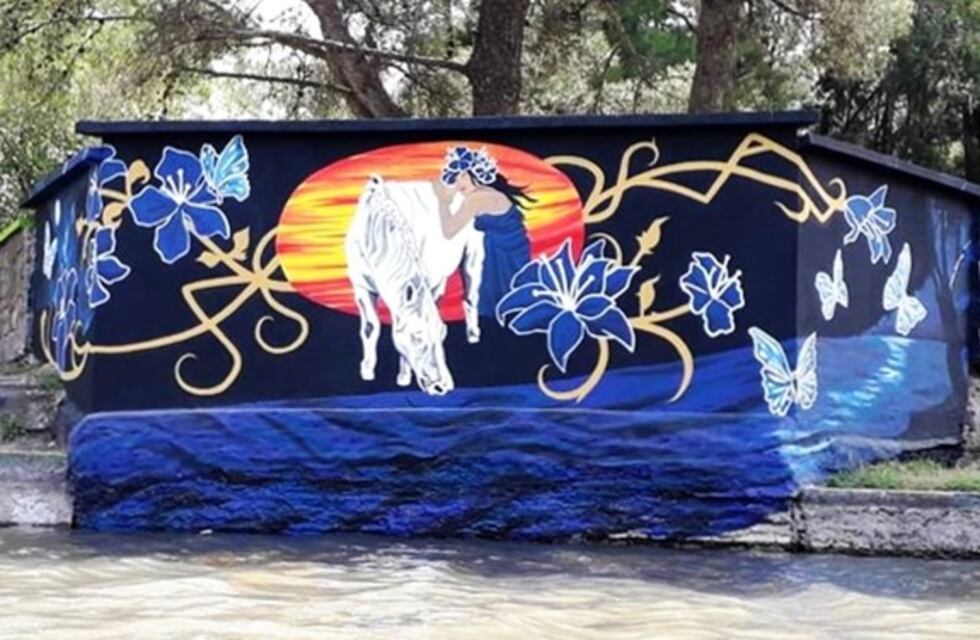 Nuevo mural en el Balneario de Azul