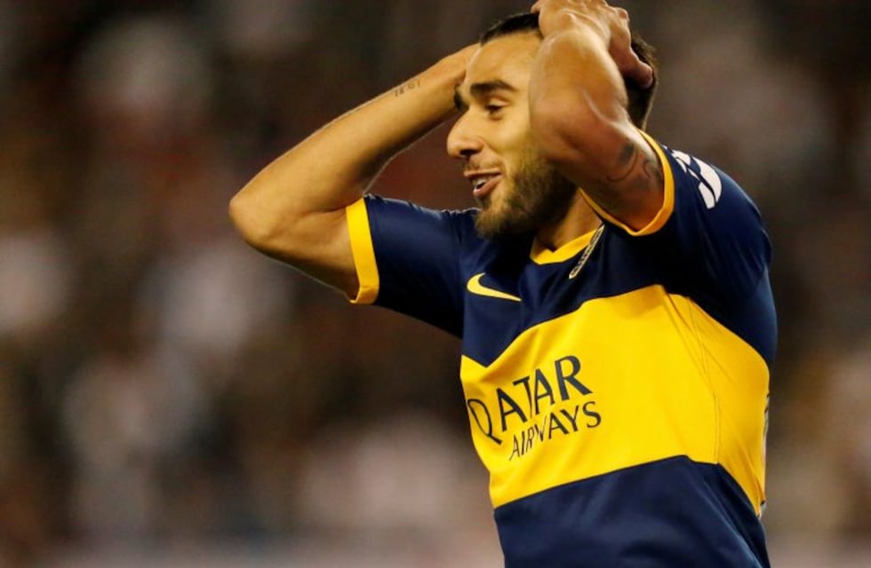 Eduardo Salvio se resintió de la lesión y está en duda para el primer Superclásico copero