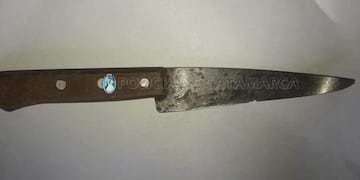 Ancasti: atacó a su suegro con un cuchillo de cocina (Foto: Policía de Catamarca)