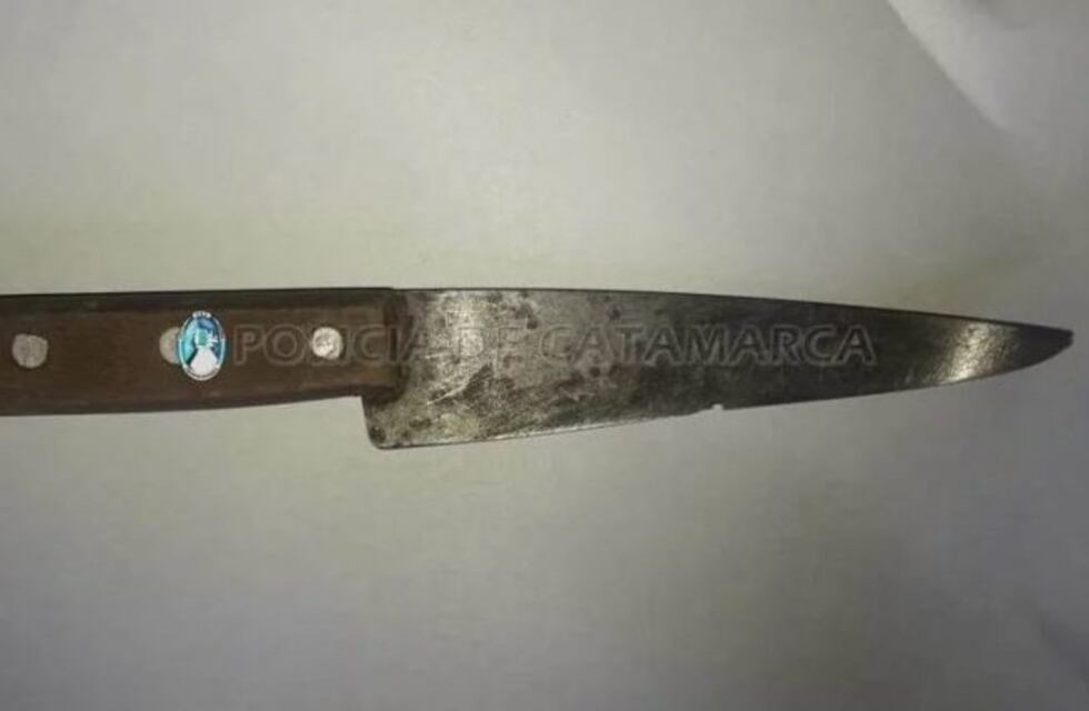 Ancasti: atacó a su suegro con un cuchillo de cocina