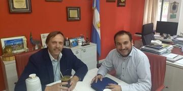 Daniel Lafarina con el Ingeniero Marcelo Conrrero