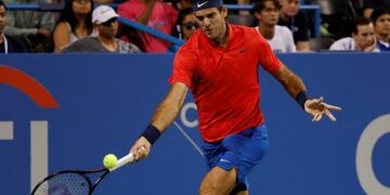 Aug 3, 2017; Washington, DC, USA; Juan Martin del Potro of Argentina on day four of the Citi Open at Fitzgerald Tennis Center\u002E Mandatory Credit: Geoff Burke-USA TODAY Sports Washington eeuu juan martin del potro campeonato torneo abierto ATP 500 de Washington tenis partido tenista argentino