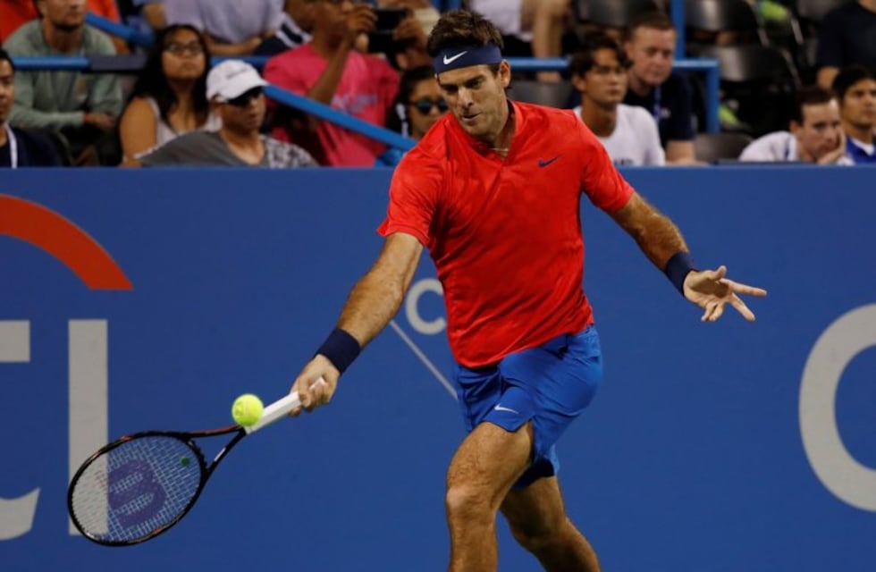 Del Potro superó a Isner y avanzó a la segunda ronda del Masters 1000 de Montreal