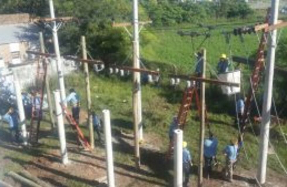 El miércoles restablecerán el servicio de la estación de la EPE que fue destruida por un rayo