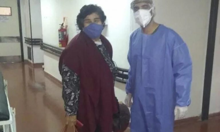 "Me colocaron plasma y al rato tenía ganas de vivir", contó Cristina, recuperada de Covid-19