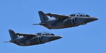 Cayó un avión de la fuerza aérea y murió el piloto