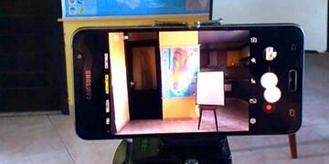 Pandemia, cuarentena, docentes y alumnos de Carlos Paz\u002E (Foto: archivo / gentileza Silvina Bessone)\u002E