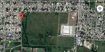 Mapa Barrio Sur, ciudad de Alta Gracia